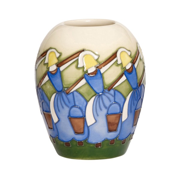 8 Maids Milking - Vase