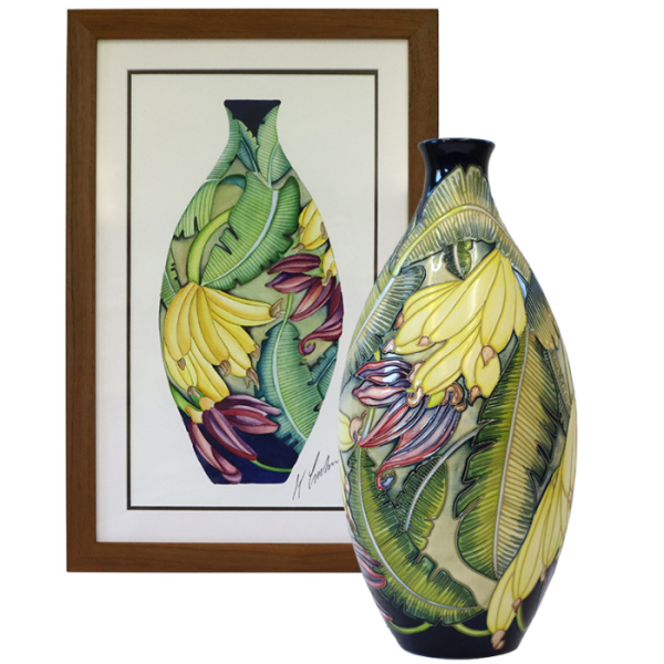 Tropicana - Vase + Watercolour