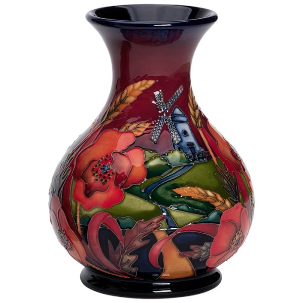 Flambe Land at Peace - Vase