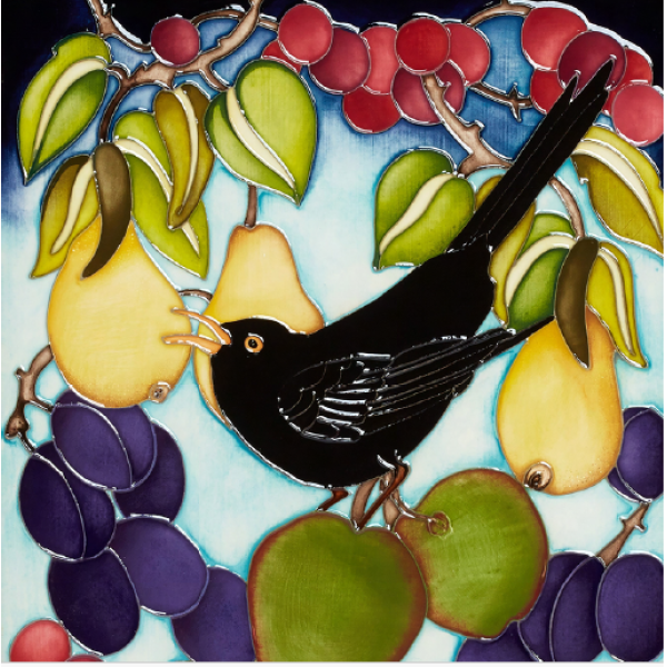 The Fruitful Vale Blackbird - Greeting Card