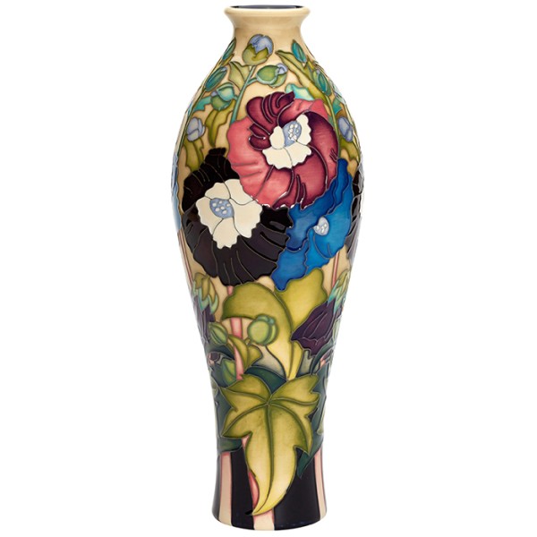 Hollyhock Haven - Vase