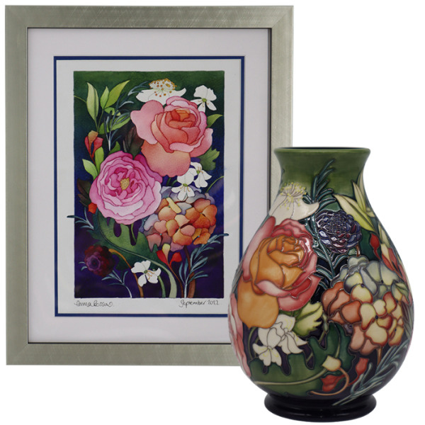 Devoted Memory - Vase + Watercolour