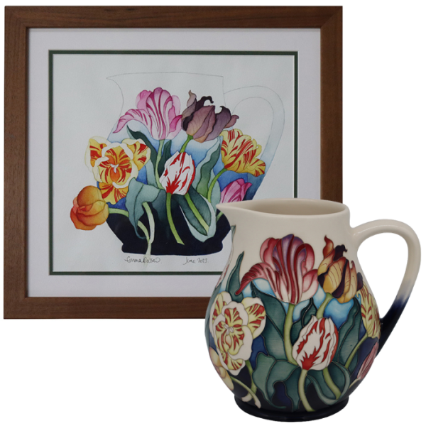 Heirloom Tulip - Jug + Watercolour