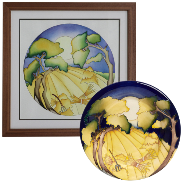 Harvest Moon - Bowl + Watercolour