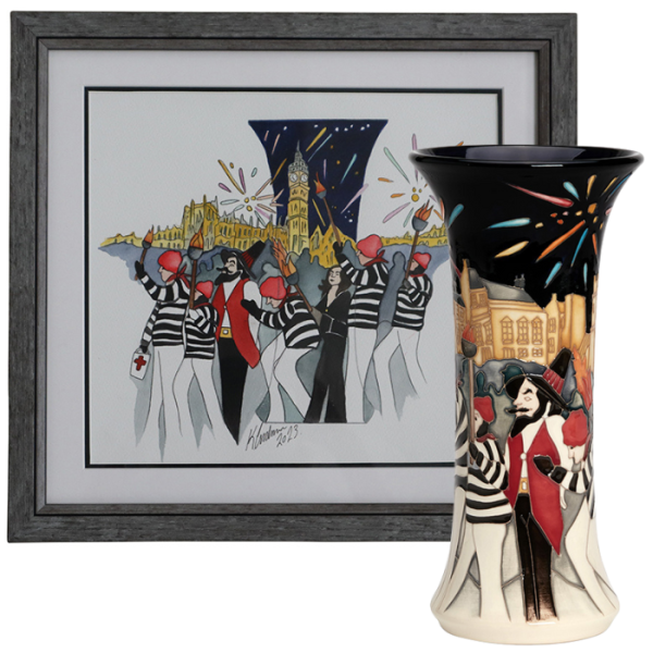 Smugglers Night - Vase + Watercolour