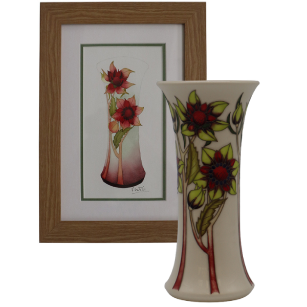 Cinquefoil - Vase + Watercolour