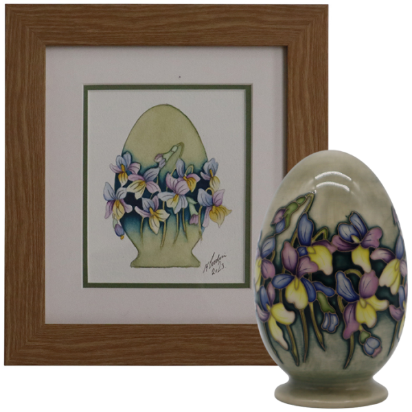 Viola - Egg + Watercolour