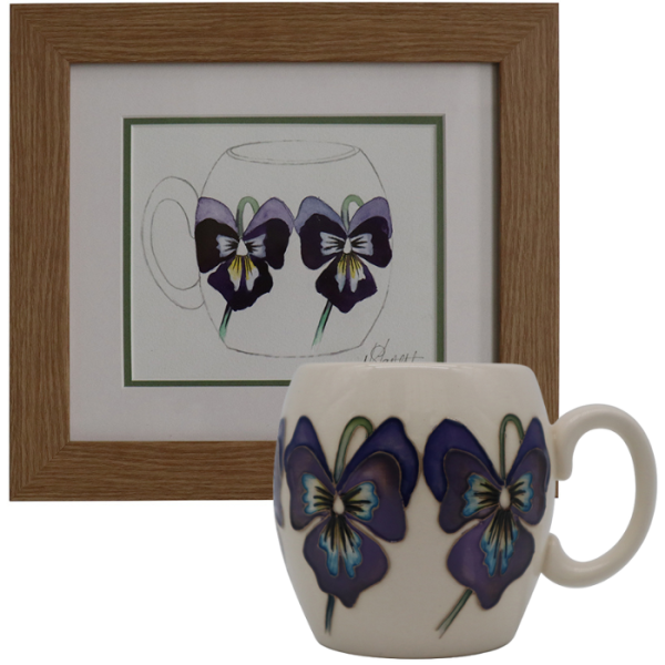 Vision of Violets - Mug + Watercolour