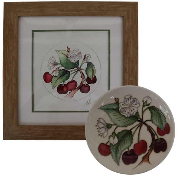 Cherries - Tray + Watercolour