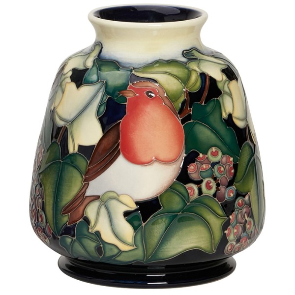 The Moorcroft Robin - Vase