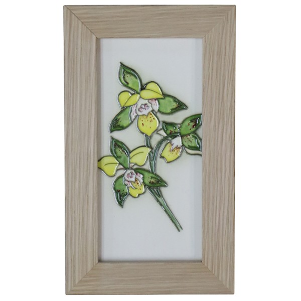 Yellow Orchid - Plaque