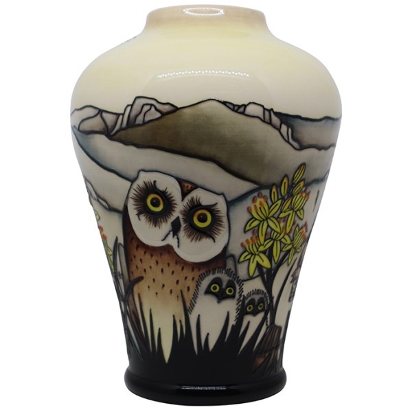 Short Eared Owl - Vase