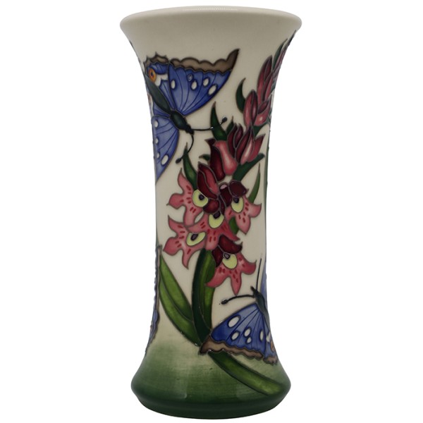 Spotted Orchid Butterfly - Vase