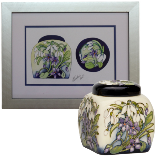 Snowdrop Profusion - Lidded box