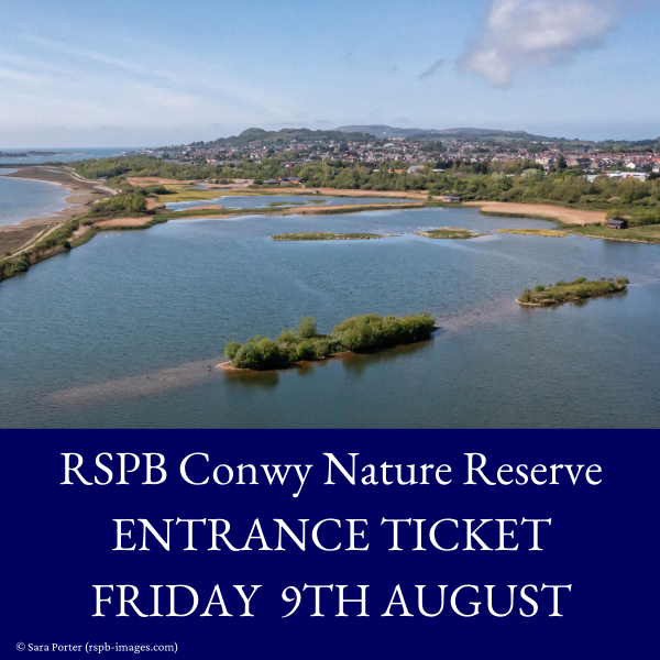 RSPB Conwy - Entrance Ticket - Friday 9th August - Ticket