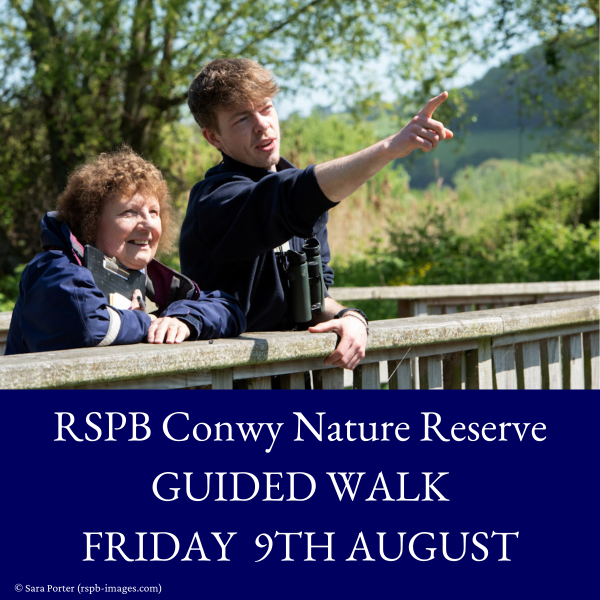 RSPB Conwy - Guided Walk - Friday 9th August - Ticket